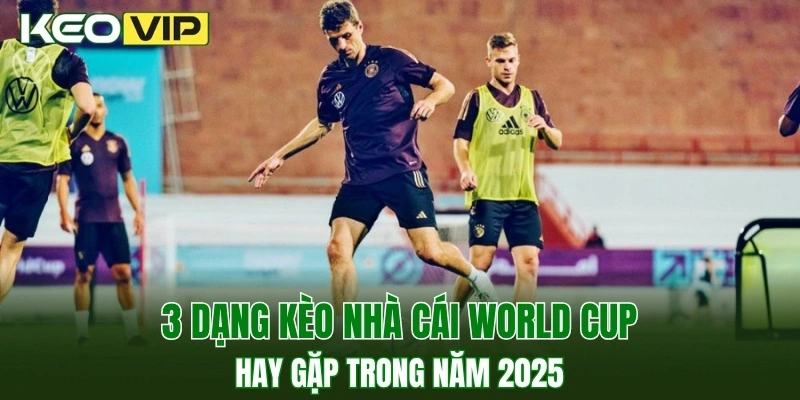 Kèo Nhà Cái World Cup - Bí Kíp Bắt Kèo Chuẩn Năm 2025 3 3 dạng kèo nhà cái World Cup hay gặp