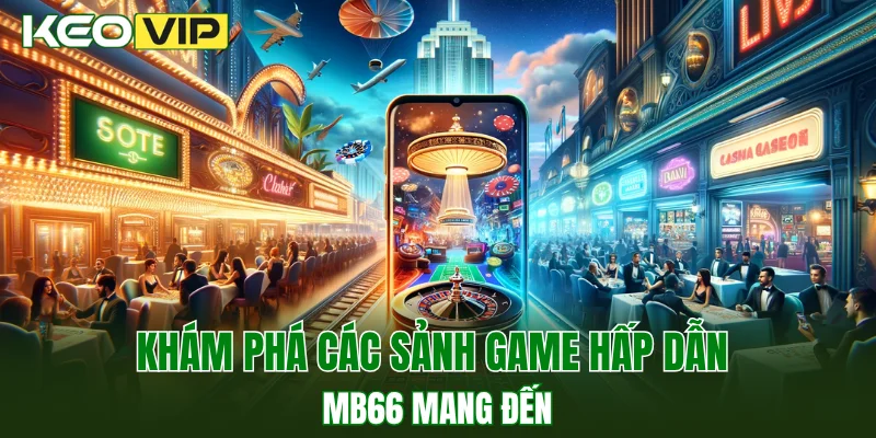 Khám phá các sảnh game hấp dẫn MB66 mang đến