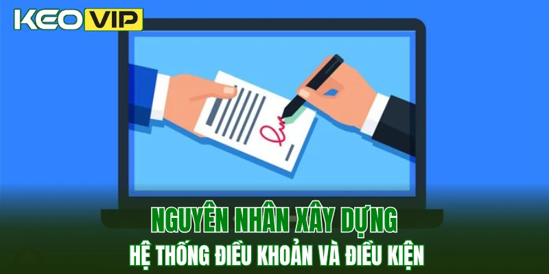 Nguyên nhân xây dựng hệ thống điều khoản và điều kiện