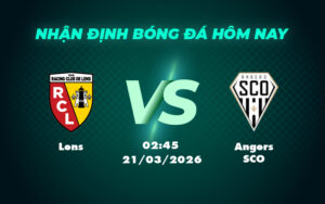 lens angers sco 21 03 ligue 1