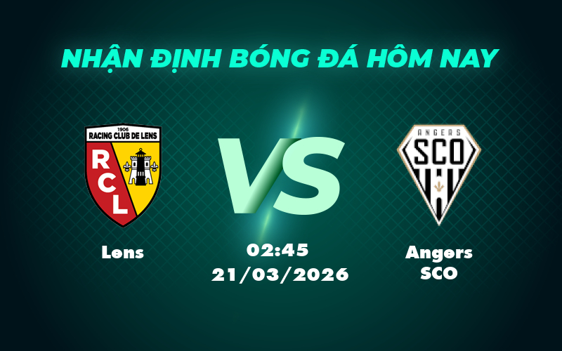 lens angers sco 21 03 ligue 1