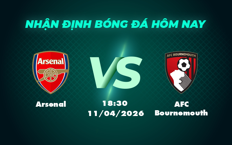 Nhận định Arsenal vs AFC Bournemouth 18h30 ngày 11/04 Pháo thủ tiếp đà thăng hoa 1 arsenal afc bournemouth 11 04 ngoai hang anh
