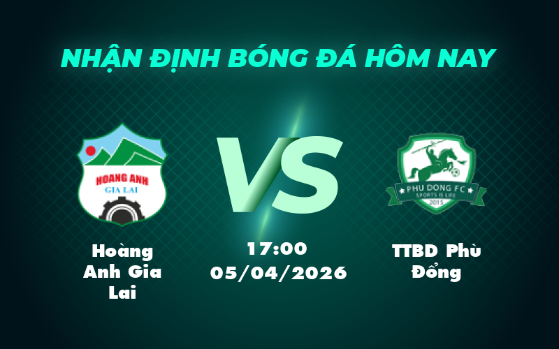 hoang anh gia lai ttbd phu dong 05 04 v league